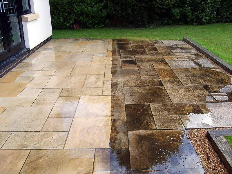 Nettoyage de Dalle De Béton et Contour De Piscine